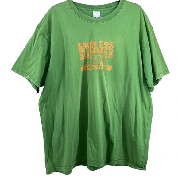Cuffy's of Cape Cod Green Endless‎ Summer Cape Cod T-Shirt 2X - Picture 1 of 3